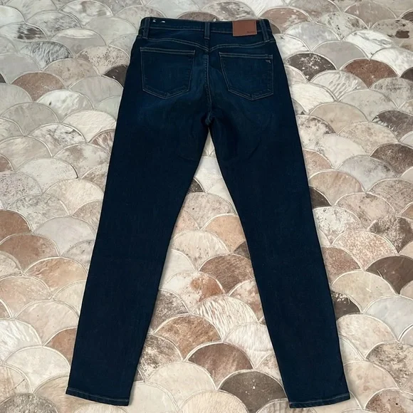 Madewell 10” High Riser Skinny Skinny Jean Dark Wash Size 29 - Picture 3 of 5